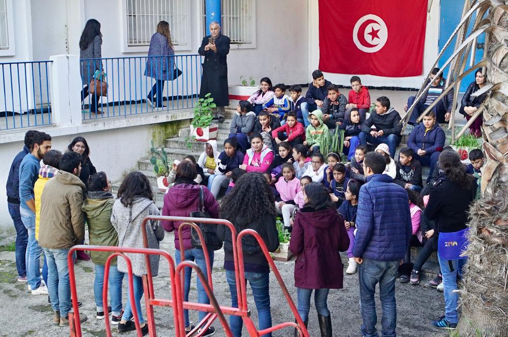 "Change your Classroom" at the Rue El Marr public primary school - Medina, Tunis 2017-2018