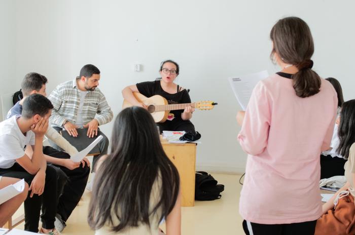 Atelier de pratique vocale et percussion