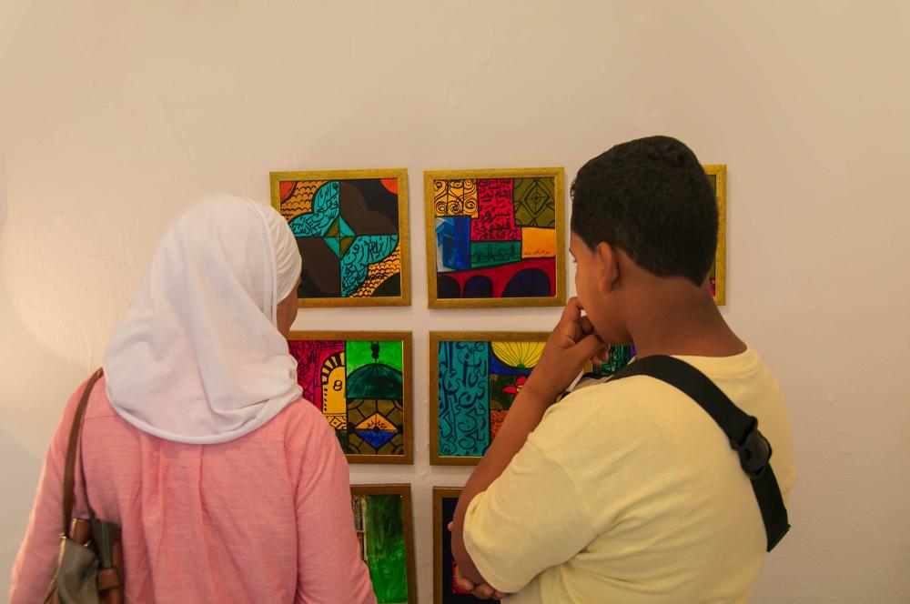 Art workshop with Fatma Yaakoubi at the public primary school rue el Marr (Tunis), 2021-2022