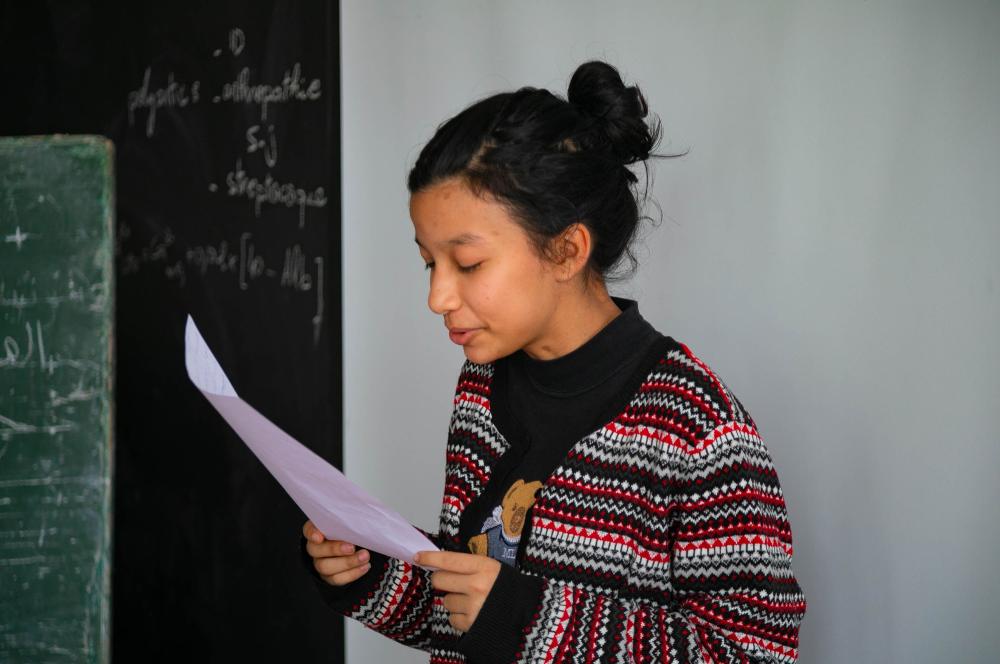 Writing workshop with Dhia Bousselmi in the public primary school Hafsia (Tunis), school year 2021-2022