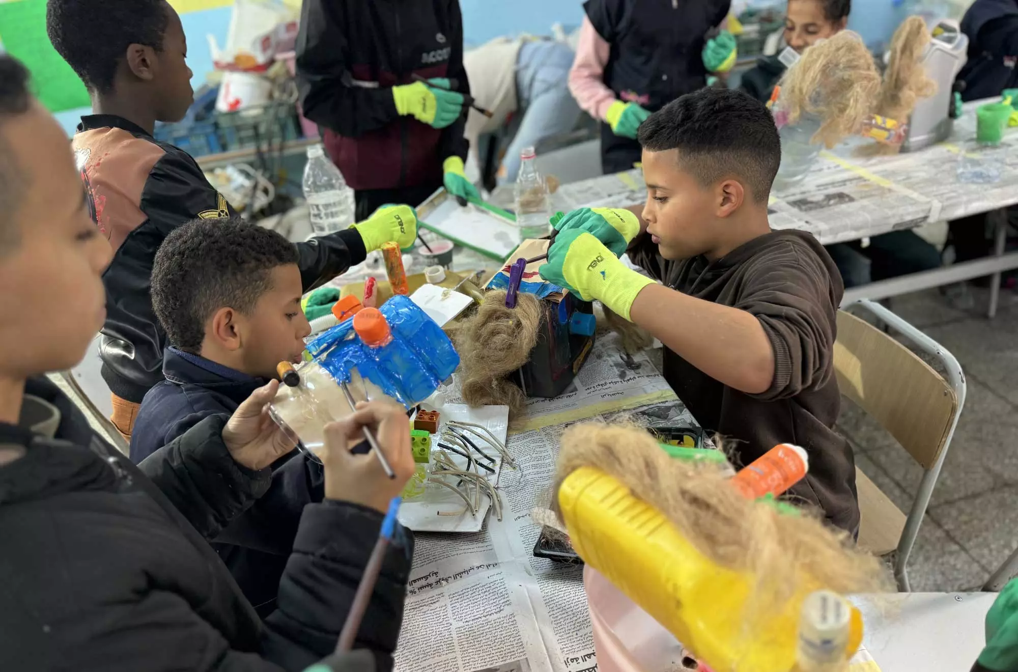 Présentation de l'Atelier de Recyclage à l'École Hay Hlel 2
