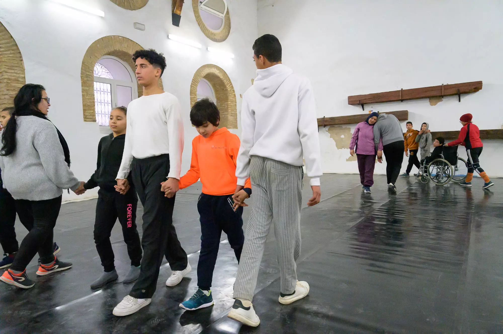Andrew Graham's dance residency 2022-2023 at L'Art Rue - medina of Tunis, 2023
