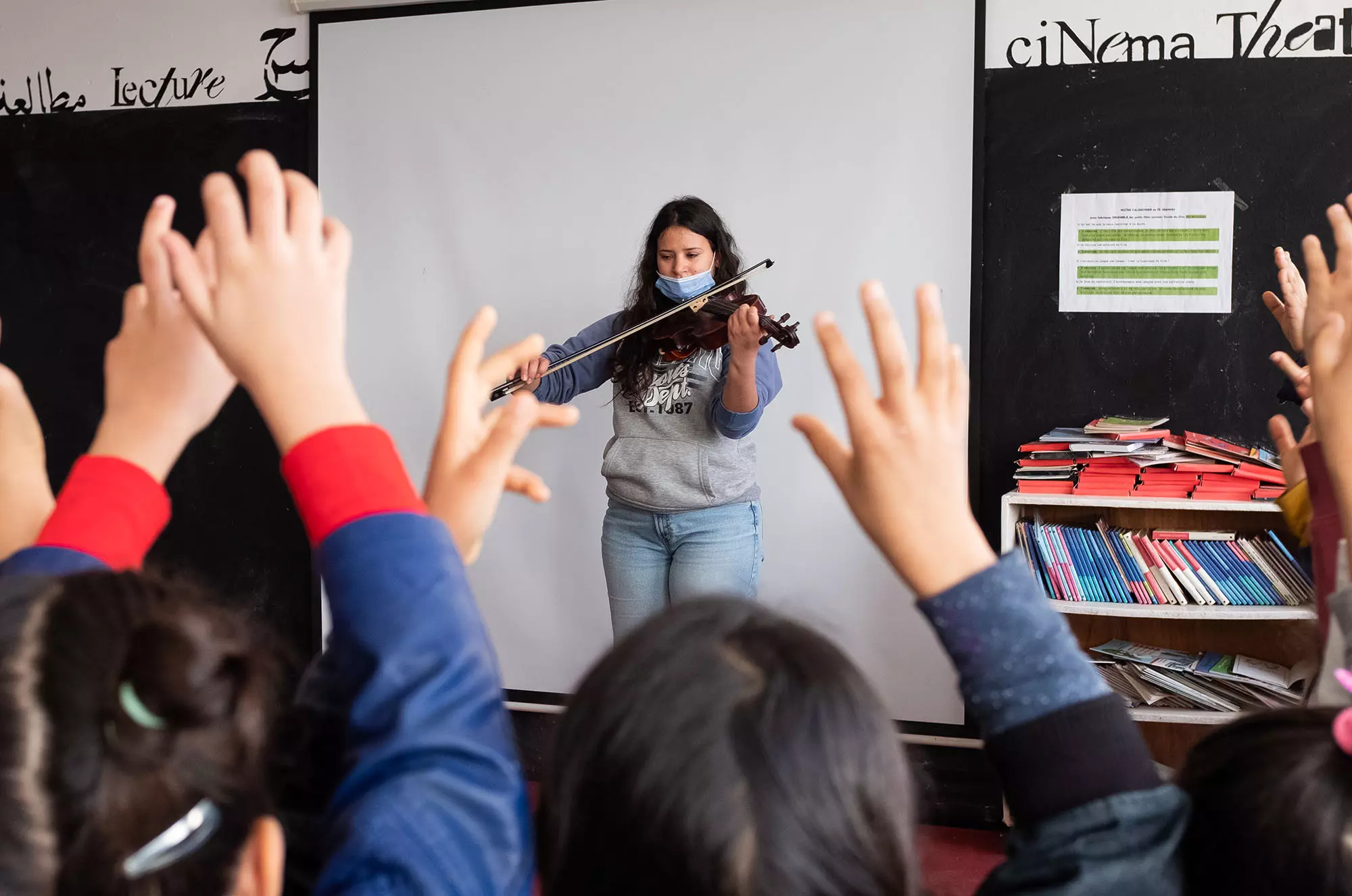 Atelier d'éveil musical avec Iqadh