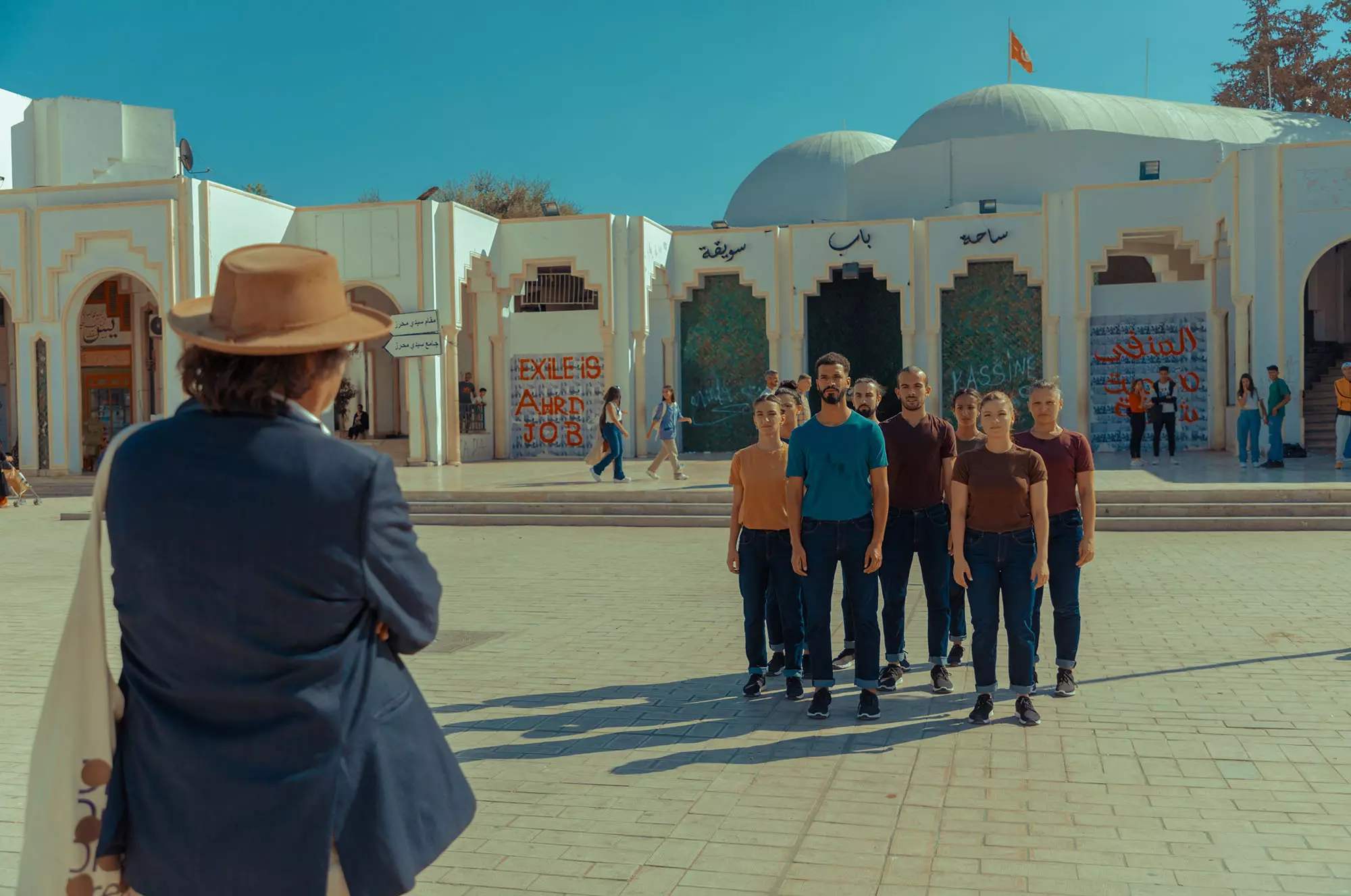 Gouâl in the City de Filipe Lourenço à Bab Souika, Créations, Festival Dream City 2023, Tunis.