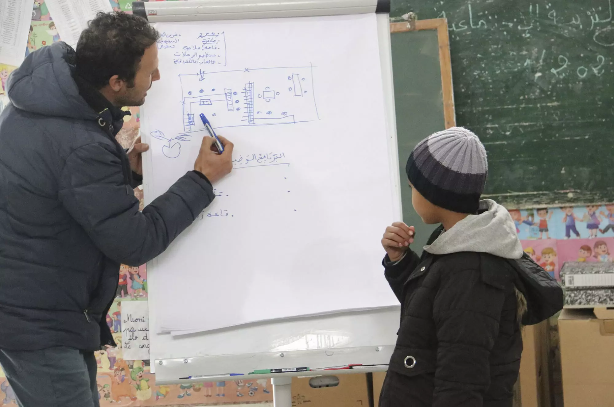 Qismi al Ahla, école primaire Al Ahwech - Feriana / Kasserine, atelier de conception architecturale, 2023