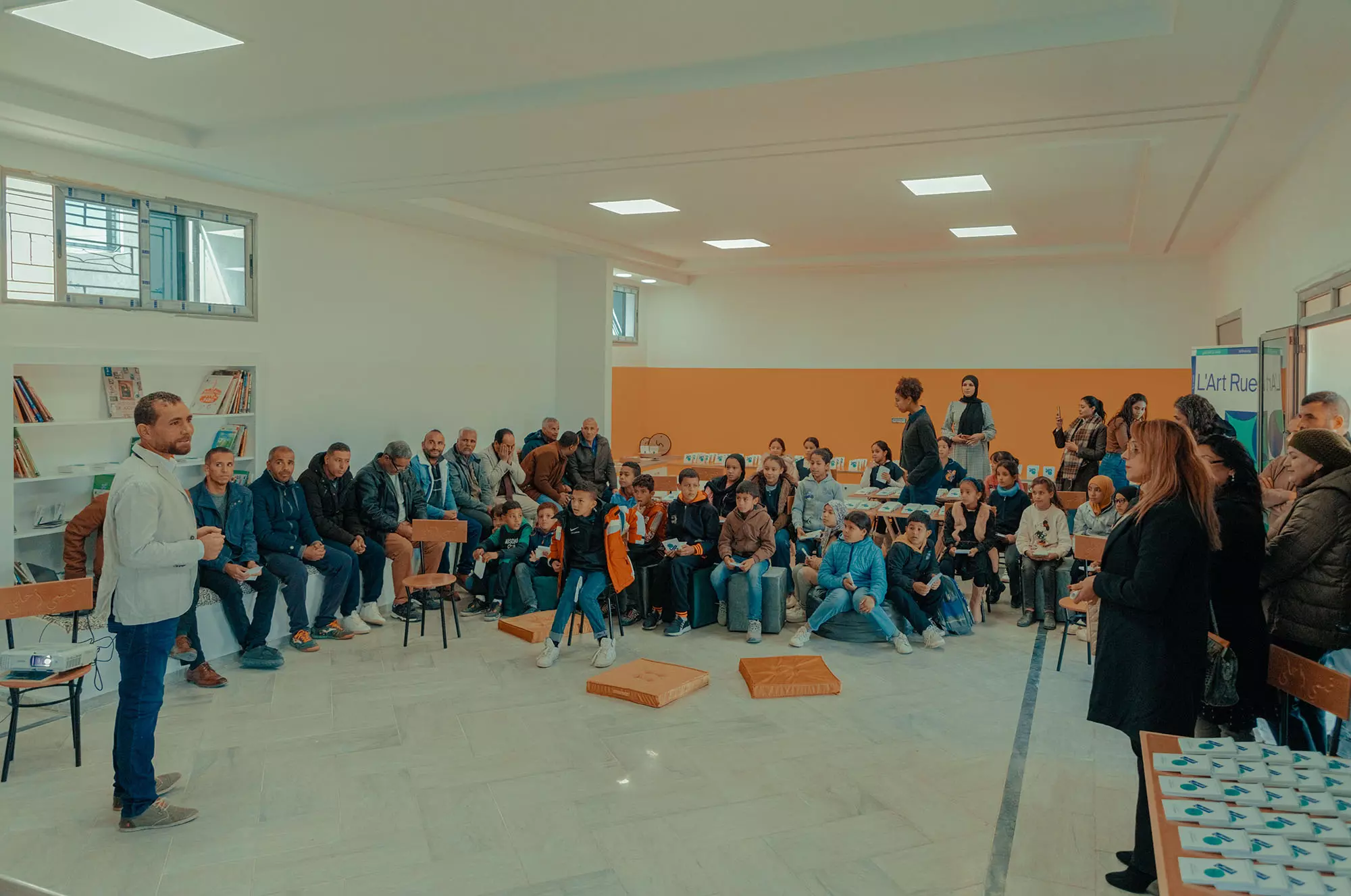 Qismi al Ahla, Al Ahwech primary school - Feriana / Kasserine, 2022-2023, Inauguration of the space.