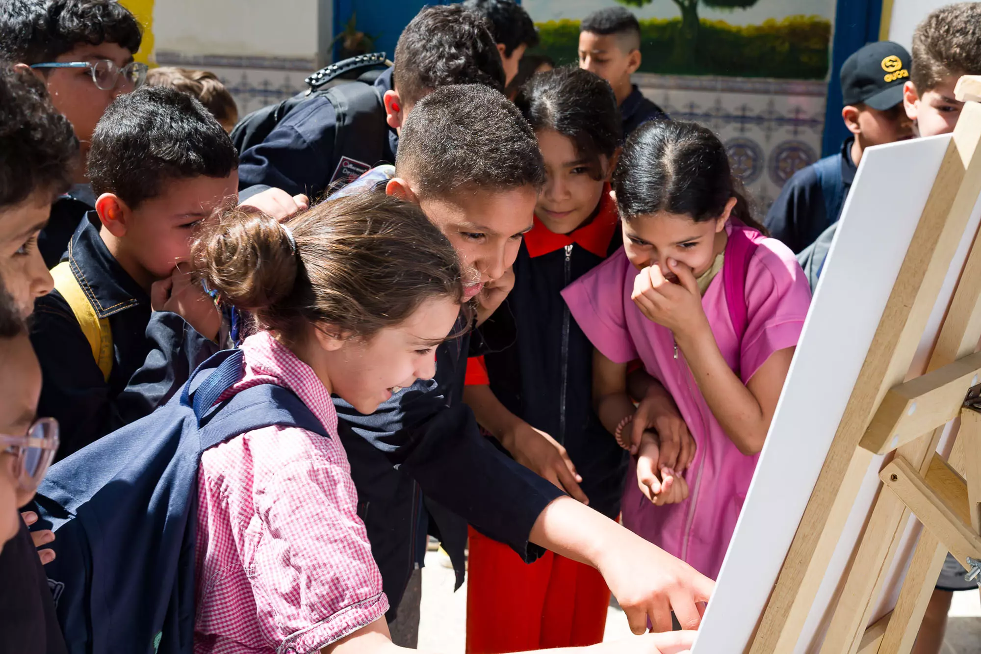 Musical awakening workshop animated by Iqadh with children from Bab Souika school - Tunis medina, 2021 to 2024