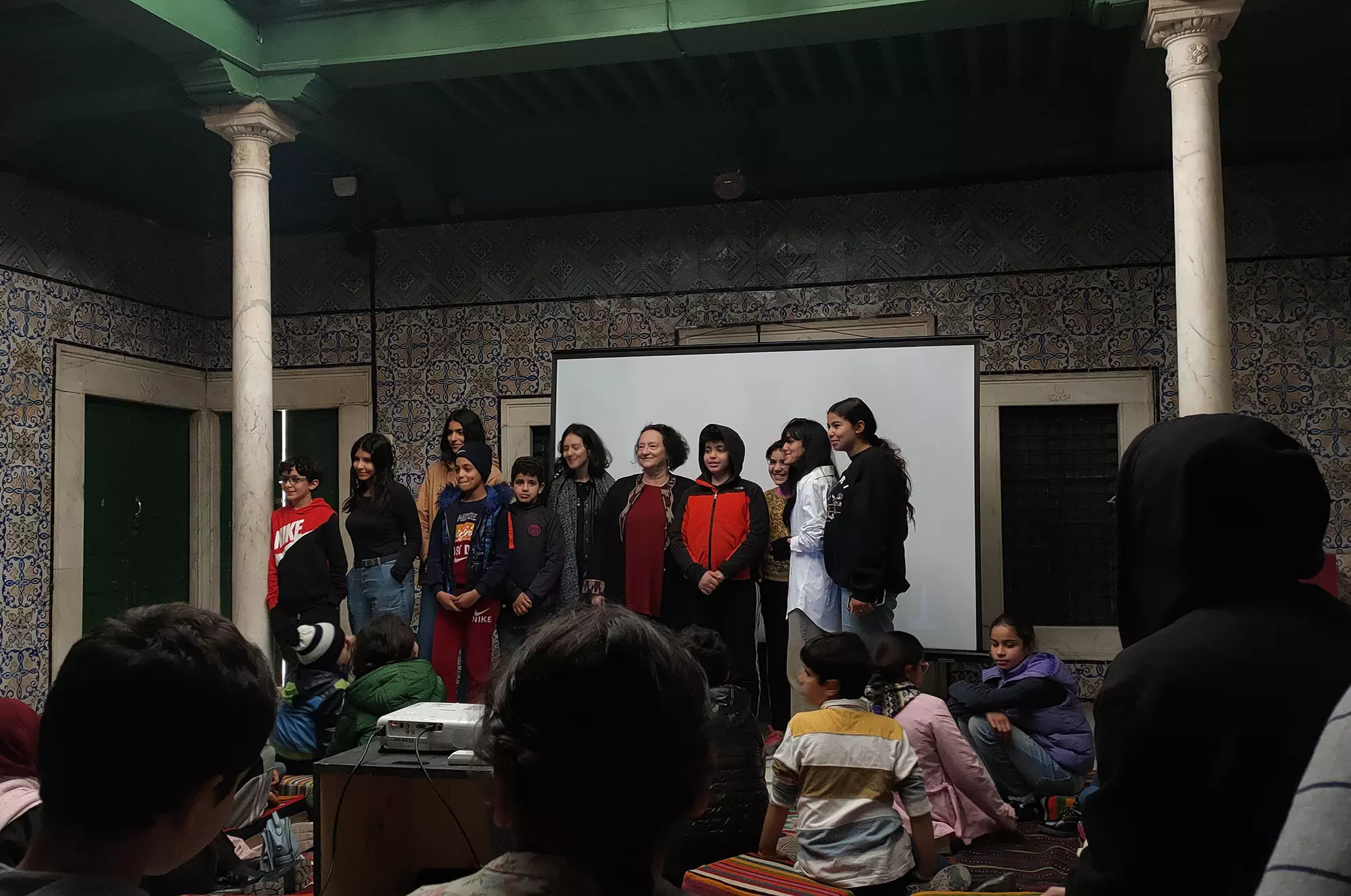 Atelier création d'un film d'animation avec Sentiers-Massarib à L'Art Rue, mars 2022