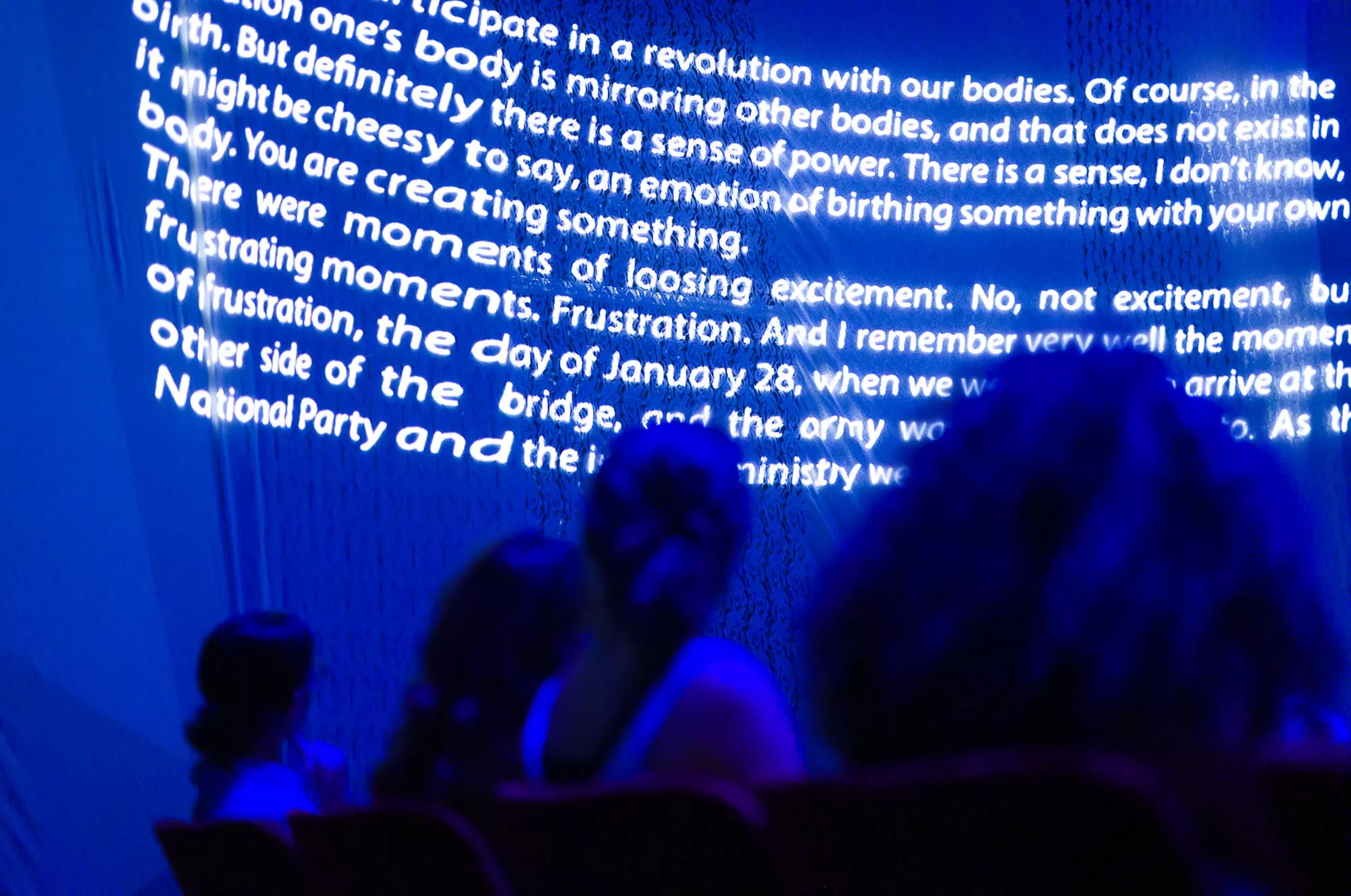 I grew an alien inside of me by Rima Najdi,  Festival Tashweesh, september 2022.